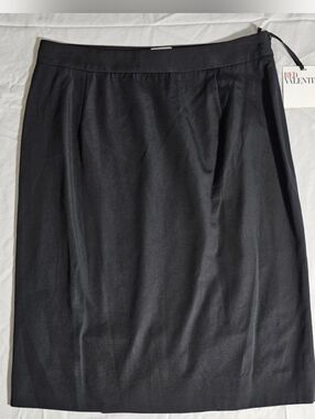 RED Valentino Black Midi Skirt NWT Size Eur 44 USA 6